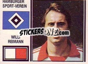 Cromo Willi Reimann - German Football Bundesliga 1980-1981 - Panini