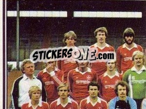 Sticker Mannschaft - German Football Bundesliga 1980-1981 - Panini