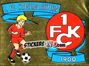 Sticker Wappen - German Football Bundesliga 1980-1981 - Panini