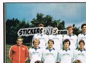 Sticker Mannschaft - German Football Bundesliga 1980-1981 - Panini