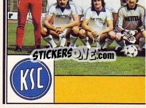 Sticker Mannschaft - German Football Bundesliga 1980-1981 - Panini