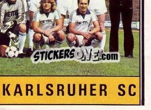 Sticker Mannschaft - German Football Bundesliga 1980-1981 - Panini