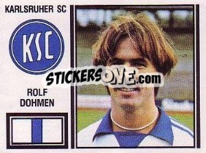 Sticker Rolf Dohmen - German Football Bundesliga 1980-1981 - Panini