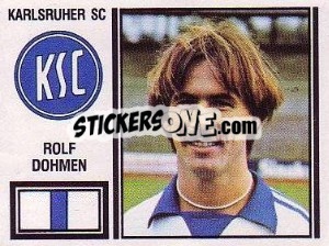 Cromo Rolf Dohmen - German Football Bundesliga 1980-1981 - Panini