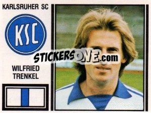 Cromo Wilfried Trenkel - German Football Bundesliga 1980-1981 - Panini