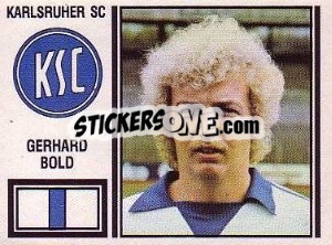 Cromo Gerhard Bold - German Football Bundesliga 1980-1981 - Panini