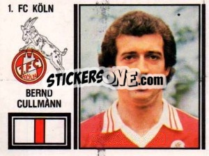 Figurina Bernd Cullmann - German Football Bundesliga 1980-1981 - Panini