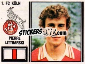Sticker Pierre Littbarski - German Football Bundesliga 1980-1981 n. 227 - Panini