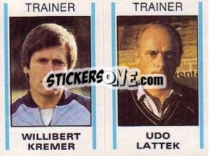 Sticker Willibert Kremer / Udo Lattek - German Football Bundesliga 1980-1981 n. 238 - Panini
