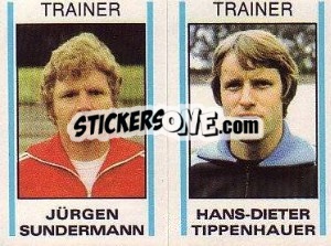 Cromo Jürgen Sondermann / Hans-Dieter Tippenhauer - German Football Bundesliga 1980-1981 - Panini