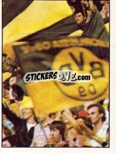 Sticker Borussia Dortmund Fans - German Football Bundesliga 1980-1981 - Panini