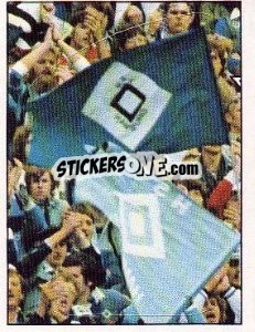 Sticker Hamburger Sport-Verein Fans - German Football Bundesliga 1980-1981 n. 249 - Panini