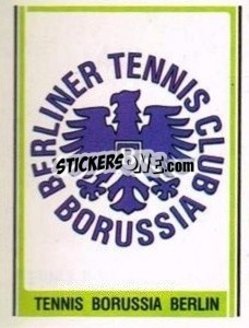 Cromo Tennis Borussia Berlin Wappen - German Football Bundesliga 1980-1981 - Panini