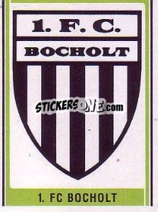 Figurina 1. FC Bocholt Wappen - German Football Bundesliga 1980-1981 - Panini