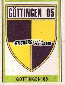 Cromo Göttingen 05 Wappen - German Football Bundesliga 1980-1981 - Panini