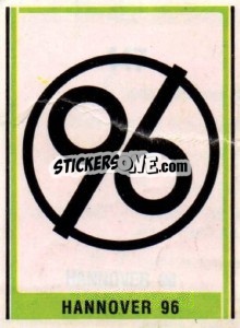 Sticker Hannover 96 Wappen - German Football Bundesliga 1980-1981 - Panini