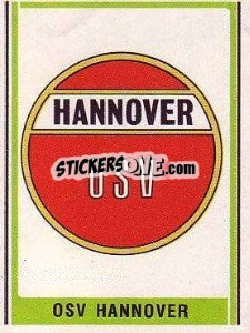 Sticker OSV Hannover Wappen - German Football Bundesliga 1980-1981 n. 448 - Panini