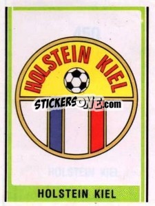 Cromo Holstein Kiel Wappen - German Football Bundesliga 1980-1981 - Panini