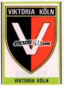 Sticker Viktoria Köln Wappen - German Football Bundesliga 1980-1981 - Panini