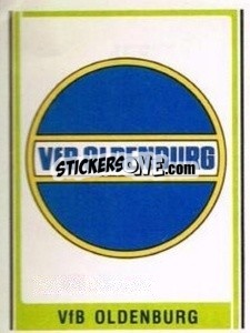 Sticker VfB Oldenburg Wappen - German Football Bundesliga 1980-1981 - Panini