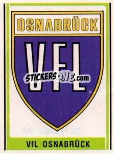 Sticker VfL Osnabrück Wappen - German Football Bundesliga 1980-1981 - Panini
