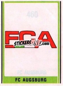 Sticker FC Augsburg Wappen - German Football Bundesliga 1980-1981 - Panini