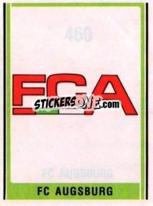 Figurina FC Augsburg Wappen - German Football Bundesliga 1980-1981 - Panini