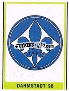 Sticker Darmstadt 98 Wappen - German Football Bundesliga 1980-1981 n. 463 - Panini