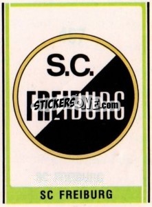 Figurina SC Freiburg Wappen - German Football Bundesliga 1980-1981 - Panini