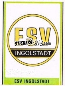 Figurina ESV Ingolstadt Wappen - German Football Bundesliga 1980-1981 - Panini