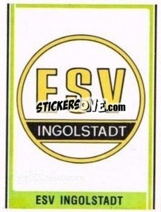 Sticker ESV Ingolstadt Wappen - German Football Bundesliga 1980-1981 n. 470 - Panini