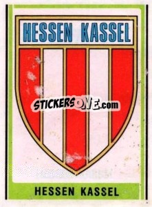 Sticker Hessen Kassel Wappen - German Football Bundesliga 1980-1981 - Panini