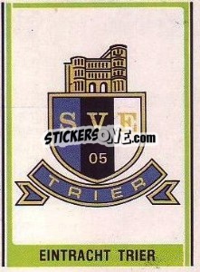 Sticker Eintracht Trier Wappen - German Football Bundesliga 1980-1981 - Panini