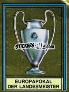 Sticker Pokal - German Football Bundesliga 1980-1981 n. 480 - Panini