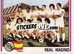 Cromo Real Madrid Mannschaft