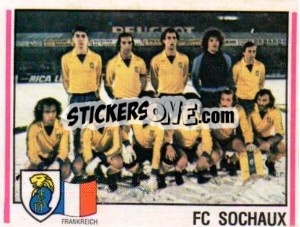 Cromo DC Sochaux Mannschaft