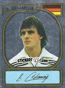 Figurina R. Abramczik - German Football Bundesliga 1980-1981 - Panini