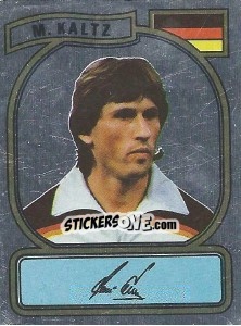 Sticker M. Kaltz - German Football Bundesliga 1980-1981 - Panini