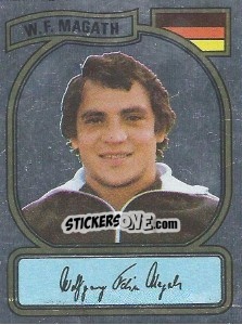 Sticker F. Magath - German Football Bundesliga 1980-1981 - Panini