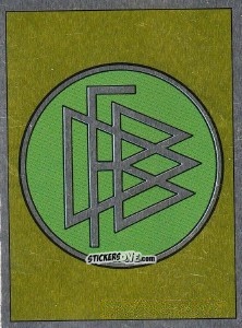 Sticker DFB-Emblem - German Football Bundesliga 1988-1989 n. 1 - Panini