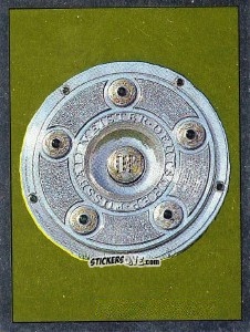 Sticker Meisterschale - German Football Bundesliga 1988-1989 n. 2 - Panini