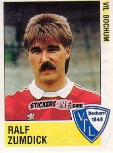 Sticker Ralf Zumdick - German Football Bundesliga 1988-1989 - Panini