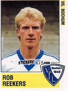 Sticker Rob Reekers - German Football Bundesliga 1988-1989 - Panini