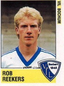 Sticker Rob Reekers - German Football Bundesliga 1988-1989 - Panini