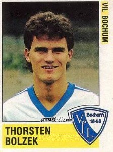 Sticker Thorsten Bolzek - German Football Bundesliga 1988-1989 - Panini