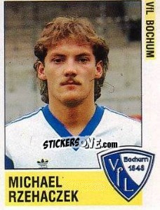 Cromo Michael Rzehaczek - German Football Bundesliga 1988-1989 - Panini
