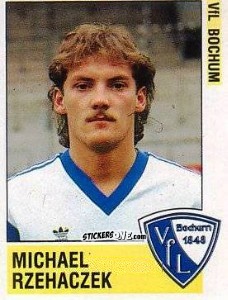 Sticker Michael Rzehaczek - German Football Bundesliga 1988-1989 - Panini