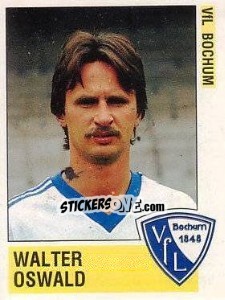 Sticker Walter Oswald - German Football Bundesliga 1988-1989 - Panini