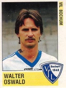 Cromo Walter Oswald - German Football Bundesliga 1988-1989 - Panini