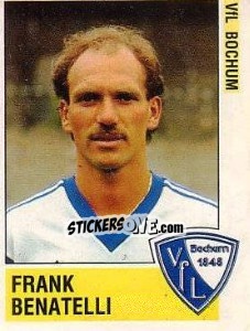 Sticker Frank Benatelli - German Football Bundesliga 1988-1989 - Panini